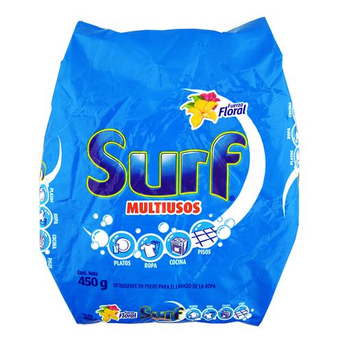 Detergente Polvo Surf Multiusos Fuerza Floral 400 Gr