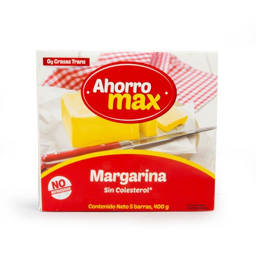 Margarina Ahorro Max Sin Colesterol 400 Gr