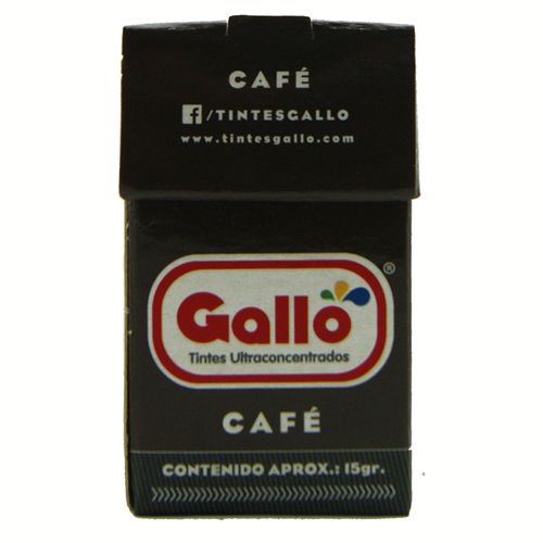 Tinte Gallo Para Ropa Color Café 15 Gr