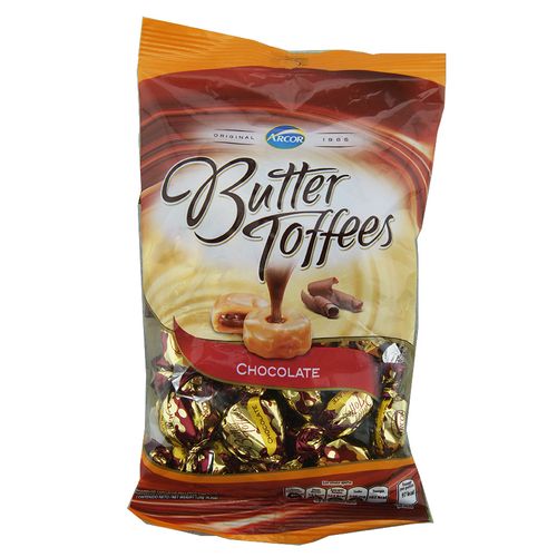 Caramelo Arcor Butter Toffees Chocolates 126 Gr