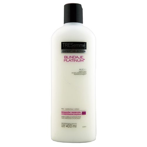 Acondicionador Tresseme Blindaje Platinum 400 Ml