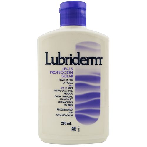Crema Lubriderm Protección Uv 15 200 Ml