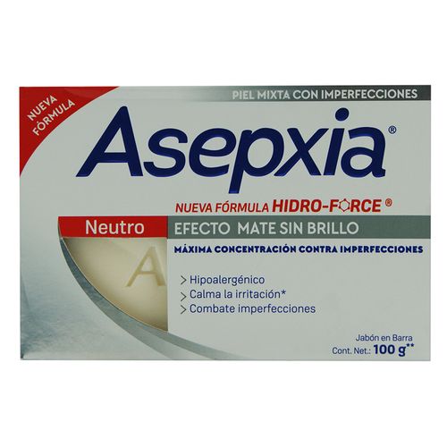 Jabón Asepxia Neutro 100 Gr