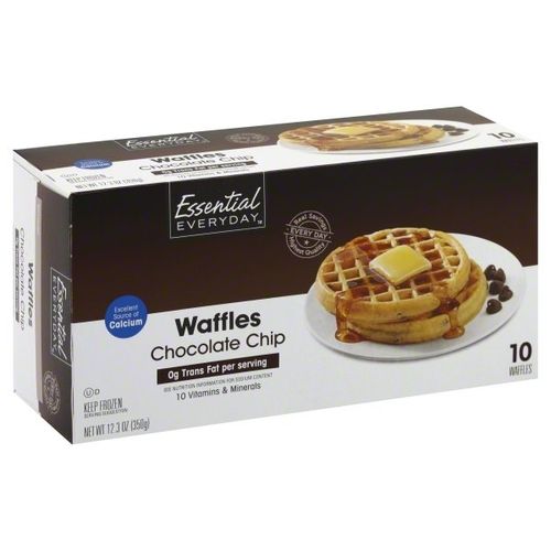 Waffles Essential Everyday Chocolate Chip 10 Un