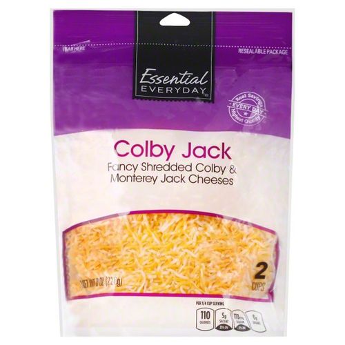 Queso Colby Jack Essential Everyday Rallado 226 Gr