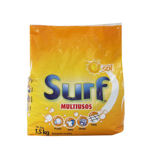 Detergente Polvo Surf Multiusos Fuerza Del Sol 1.5 Kg