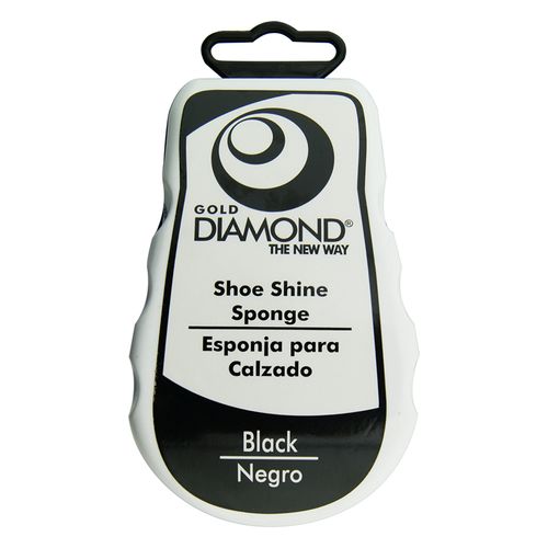 Esponja Diamond Gold Para Zapatos Negro 1 Un