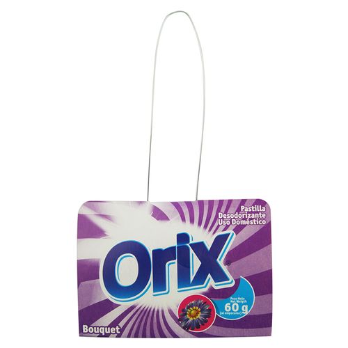 Pastilla Desodorizante Orix Para Baño Aroma Bouquet 60 Gr
