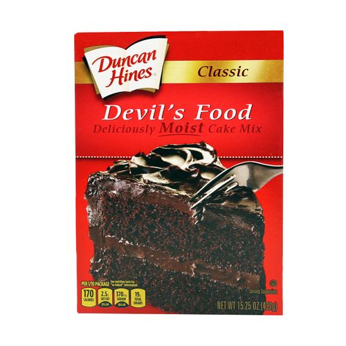 Mezcla Para Pastel Duncan Hines Devils Food 432 Gr