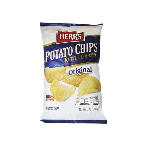 Churro Herrs Papas Chips Kettle Original 6 Oz