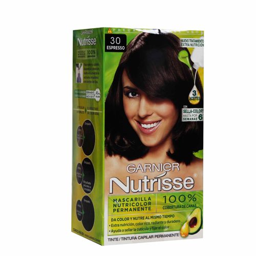 Tinte Garnier Nutrisse Negro Espresso Nutricolor 30