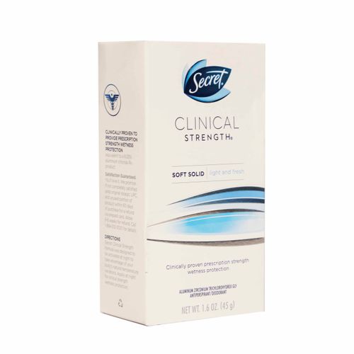 Desodorante Secret Clinical Light & Fresh 1.6 Oz