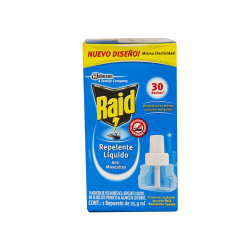 Insecticida Líquido Raid Repuesto Anti Mosquitos 21.9 Ml