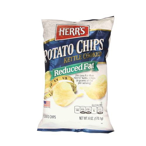 Churro Herrs Potato Chips Con Menos Grasa 6 Oz