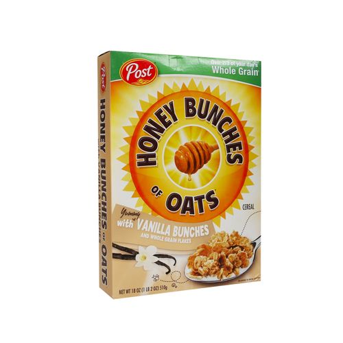 Cereal Post Honey Bunches Of Oats Con Vainilla 18 Oz