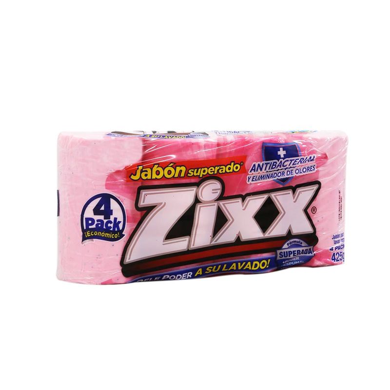 Jabon para lavar ropa zixx 4 pack 425 gr