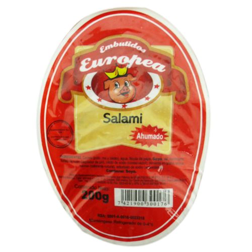 Salami Europea Ahumado 200 Gr