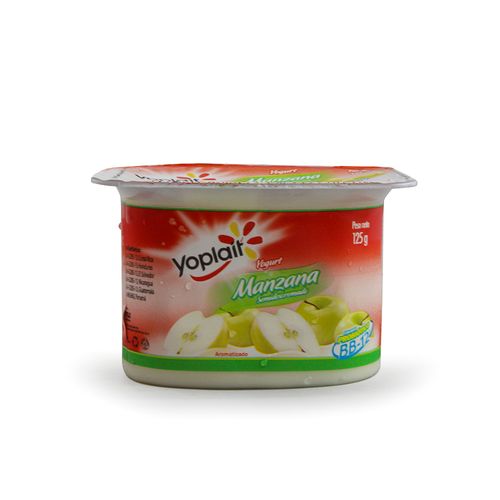 Yogurt Yoplait Semidescremado Sabor Manzana 125 Gr