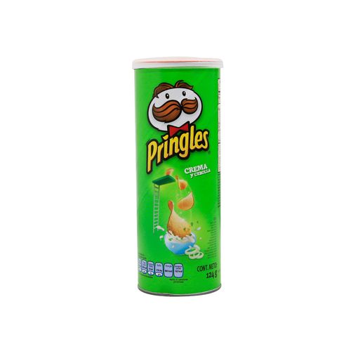 Papas Pringles Crema Y Cebolla 124 Gr