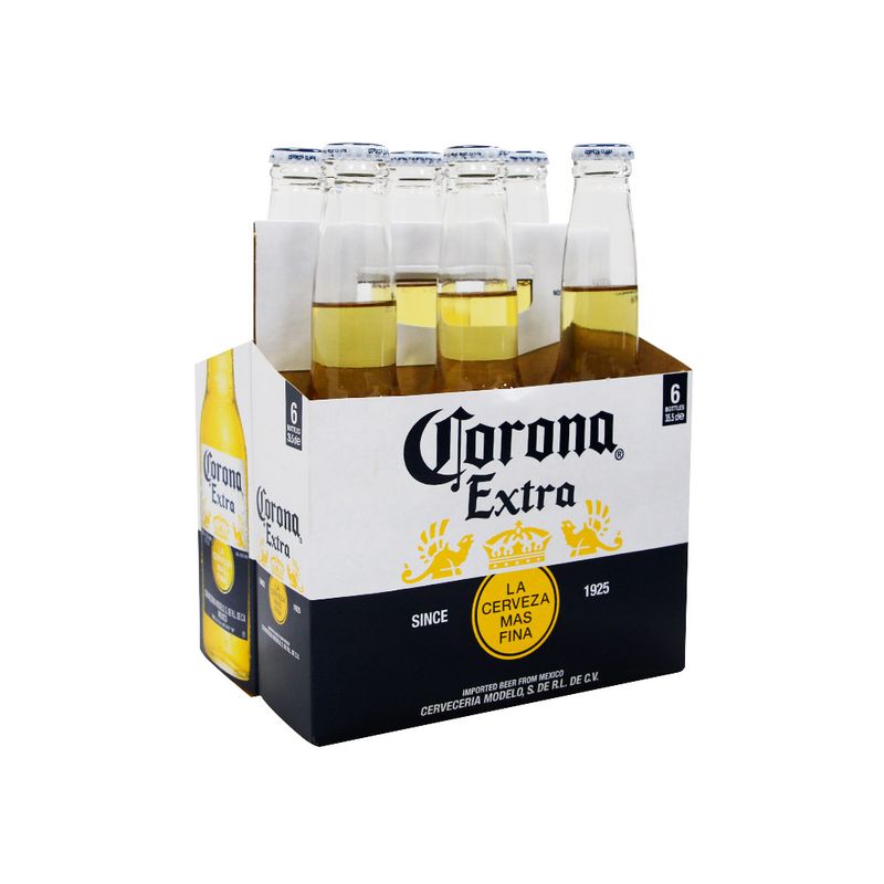 Cerveza corona botella 6 pack 355ml