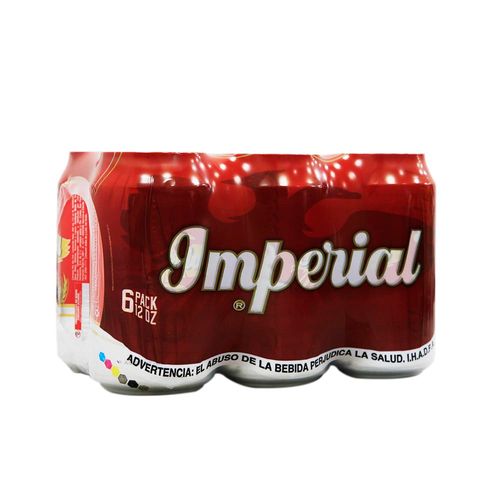 Cerveza Imperial Lata 6 Pack 12Oz