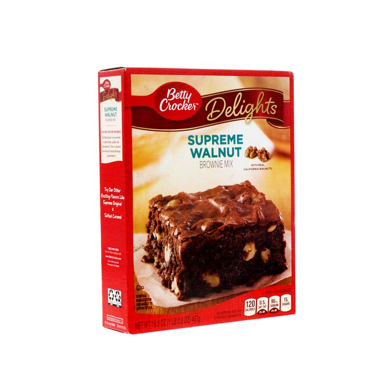 Mezcla para brownie betty crocker walnut  oz