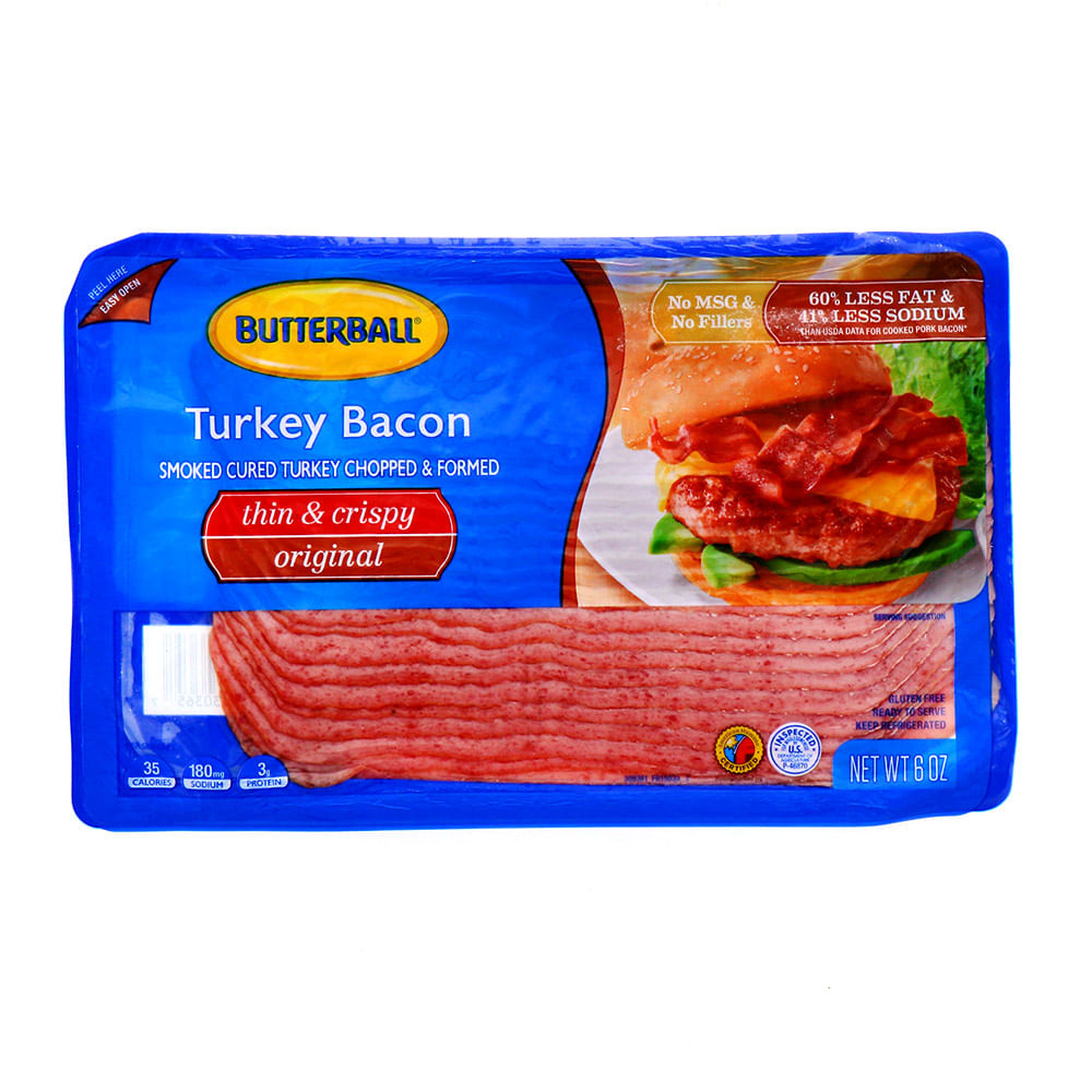 Bacon Butterball De Pavo Ahumado 6 oz