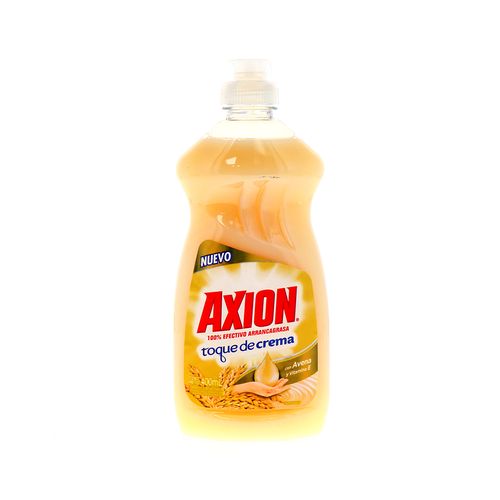 Lavaplatos Líquido Axion Toque de Crema Avena y Vitamina E 400 ml