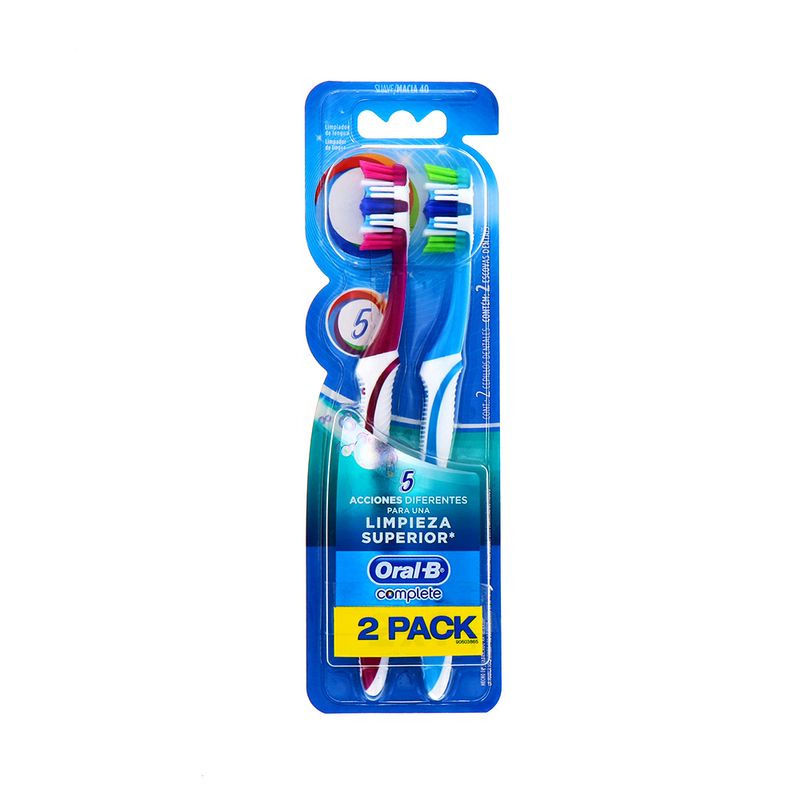 CEPILLO DENTAL ORAL-B COMPLETE 2 UNIDADES