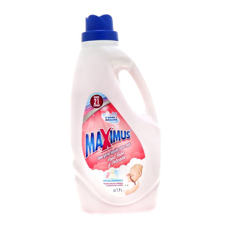 Detergente Liquido Maximus Ropa De Bebe 1.9Lt