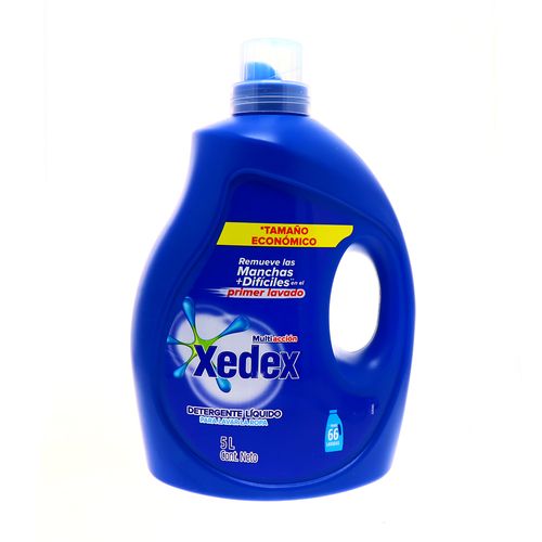 Detergente Líquido Xedex Multiacción Para Ropa 5 L