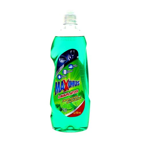Lavaplatos Maximus Limón Líquido 750Ml