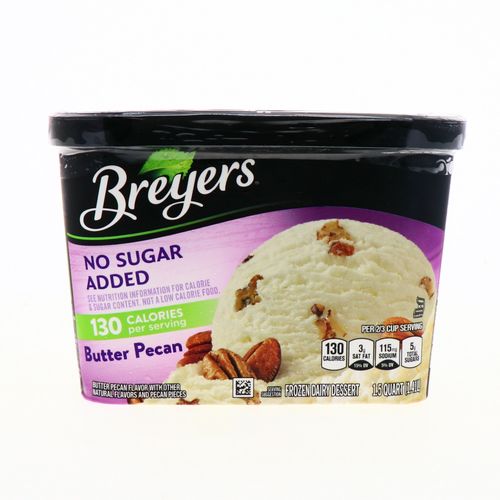 Helado Breyers Sin Azúcar Sabor Butter Pecan 1.41 Lt