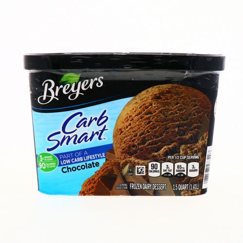 Helado Breyers Bajo En Carbohidratos De Chocolate 1.4 Lb