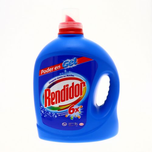 Detergente Líquido Rendidor Poder Gel 5 Lt