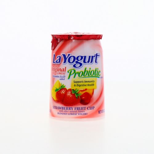 Yogurt Probiótico La Yogurt Original Variedad Fresas 6 Oz