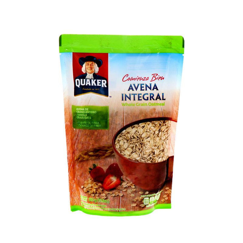  Quaker Avena integral 100% natural, caja de 4 – 18 onzas :  Comida Gourmet y Alimentos