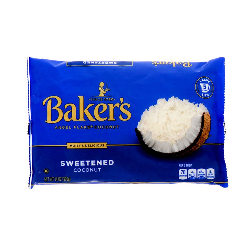 Coco rallado bakers 14 oz