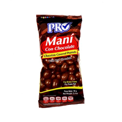 Maní Pro Con Chocolate 70 Gr