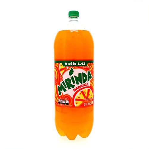 Refresco Mirinda Naranja En Botella 3 Lt