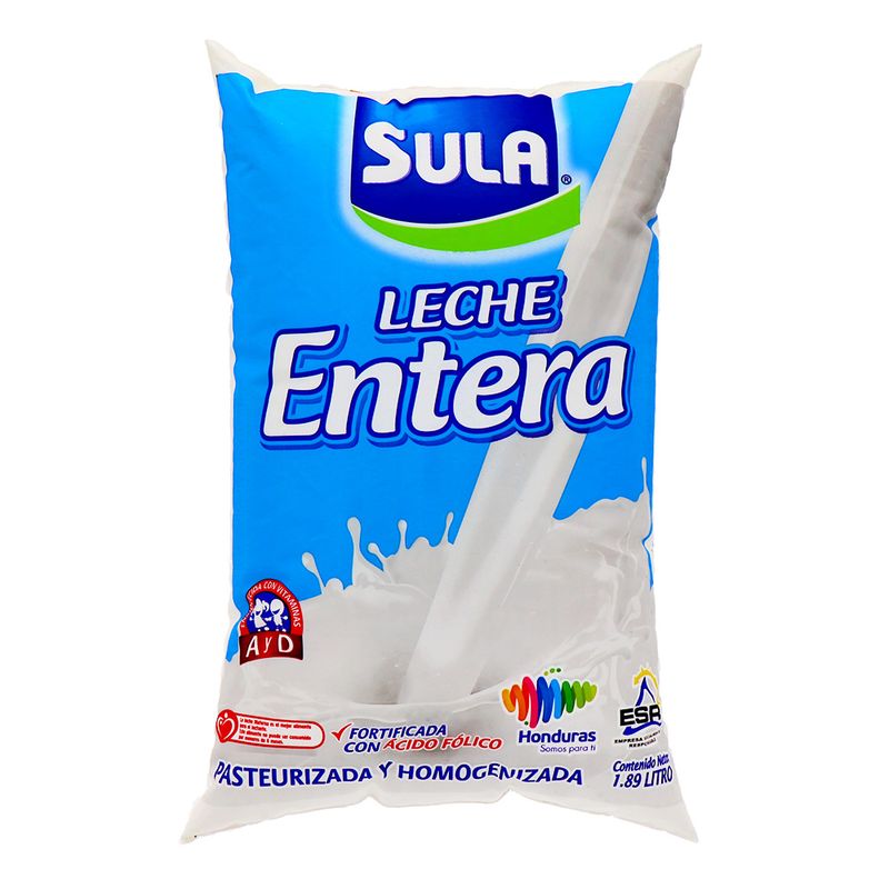 Sueño áspero Confusión Específico Leche sula entera bolsa 1.89 lt