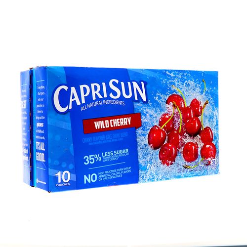 Bebida De Jugo Caprisun Wild Cherry 10 Un