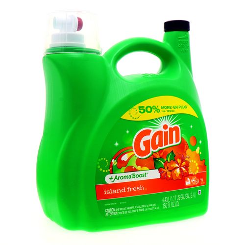 Detergente Líquido Gain Island Fresh 4.43 Lt