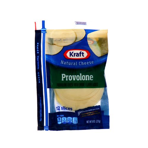 Queso Provolone Kraft 12 Rebanadas 8 Oz