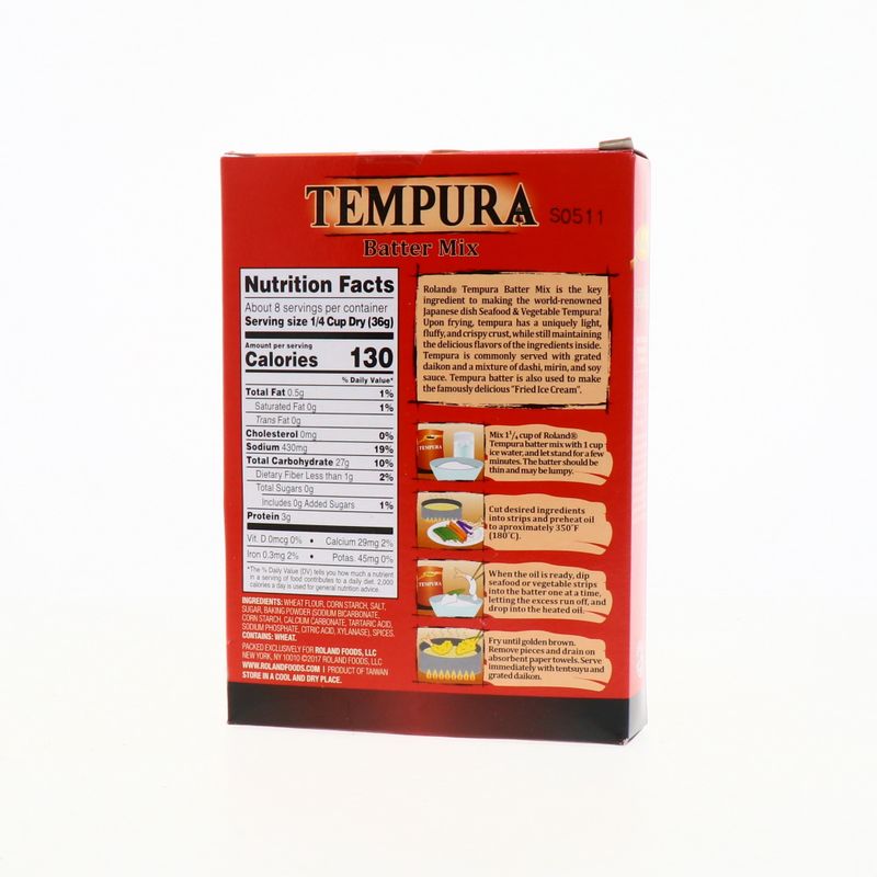 Empanizador Roland Tempura batter mix 10 Oz