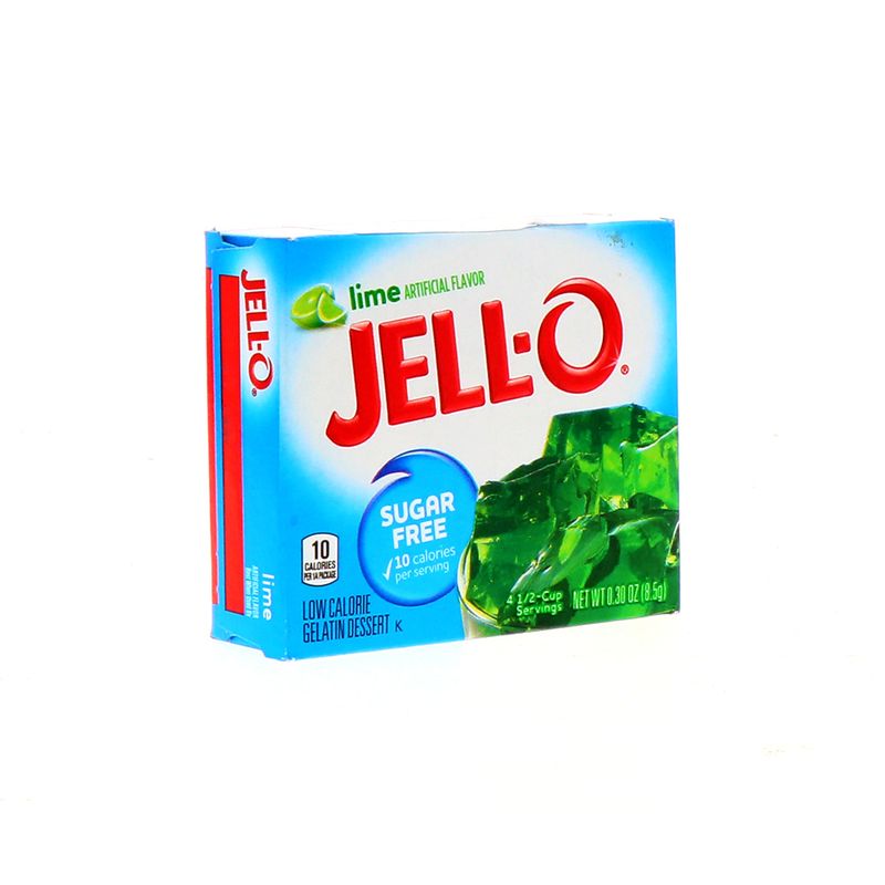 Jell-O - Variedad de gelatina sin azúcar, cereza negra, frambuesa, limón,  lima, fresa, cereza, cajas de 0.3 onzas (paquete de 6) con cucharas By The