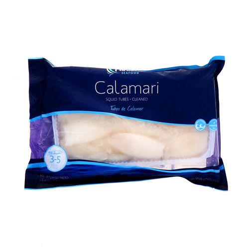 Tubos De Calamar Panamei Limpio Loligo 3/5 X 2.5 Lb