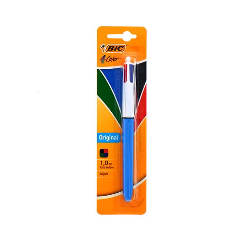 Bolígrafo Bic 4 Colores Punt/Medio 1.0Mm