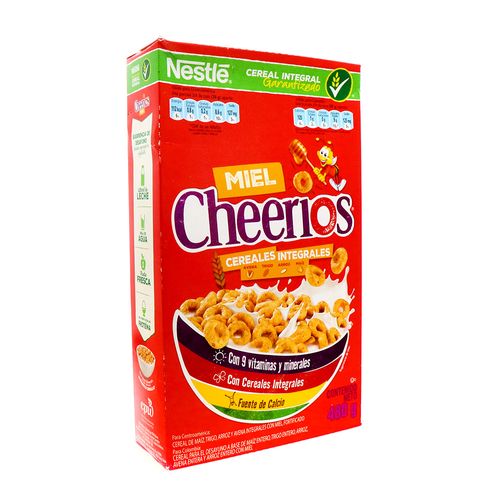 Cereal Nestle Cheerios Miel Integral 480 Gr