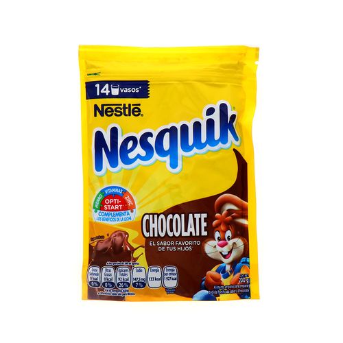 Bebida En Polvo Nestle Nesquik Sabor A Chocolate 200 Gr
